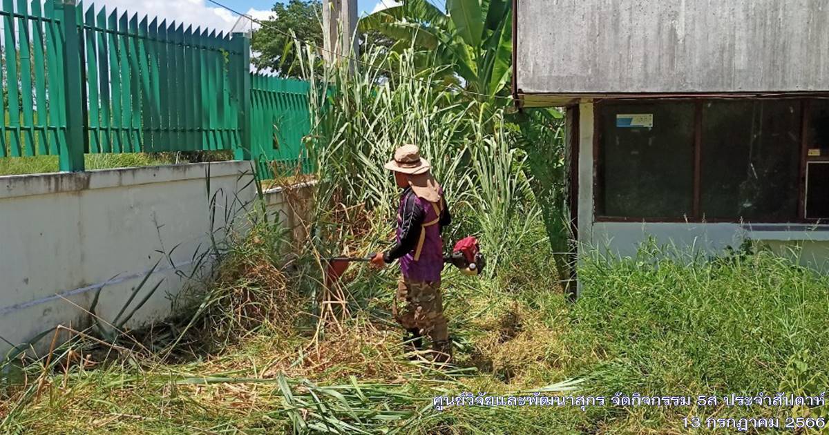 ศูนย์วิจัยและพัฒนาสุกร จัดกิจกรรม 5ส "Big Cleaning Day ประจำเดือนกรกฎาคม 2566 ศูนย์วิจัยและพัฒนาสุกร จัดกิจกรรม 5ส "Big Cleaning Day ประจำเดือนกรกฎาคม 2566